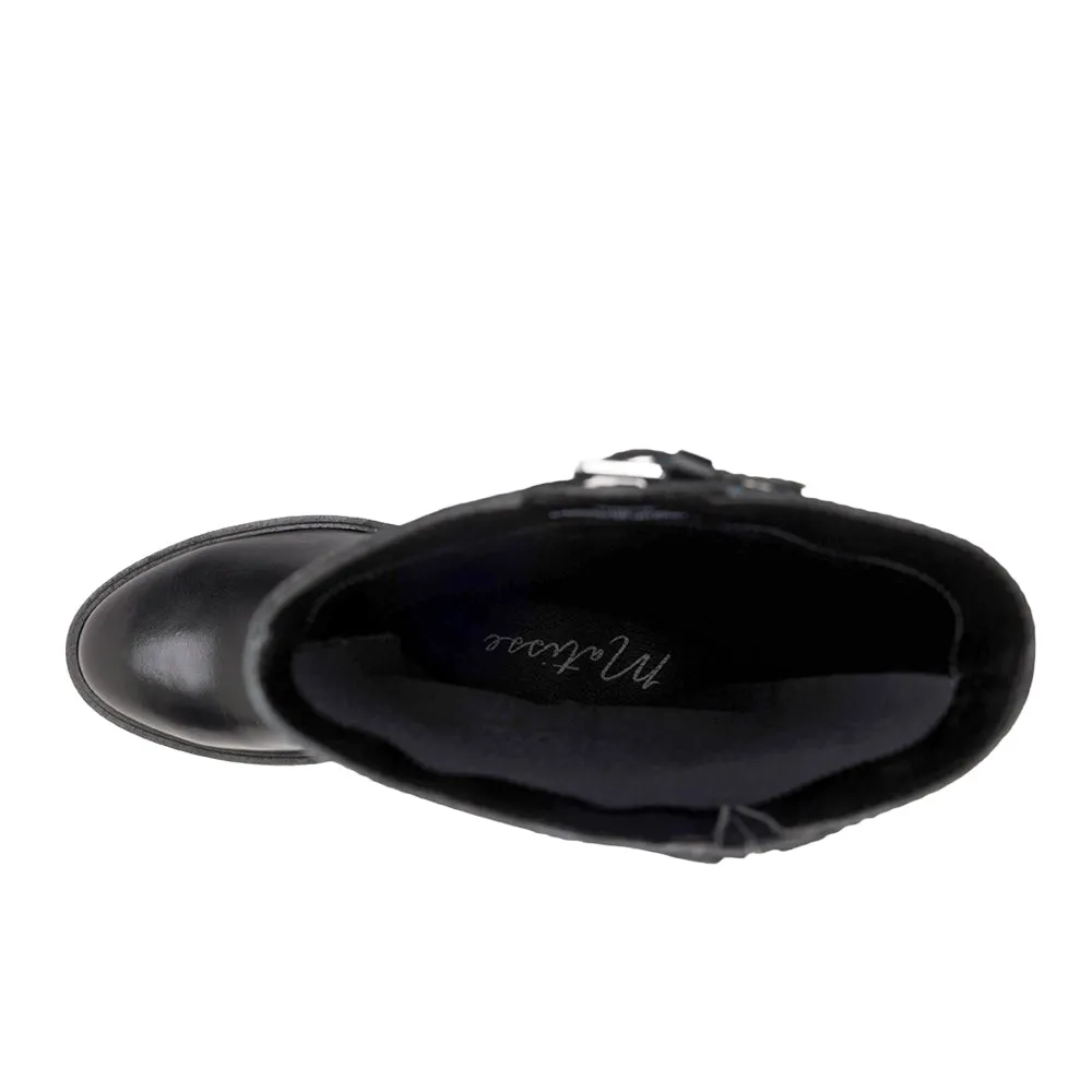 Adriana Round Toe Zippered Pull On Boots sold by Shoebacca product image thumbnail 4