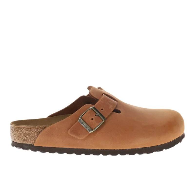 Boston Oiled Leather Clogs sold by Shoebacca