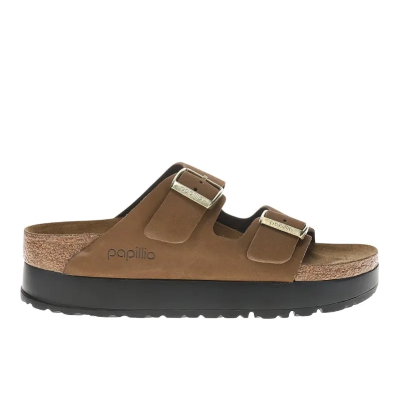 Arizona Flex Platform Nubuck Leather Sandals sold by Shoebacca