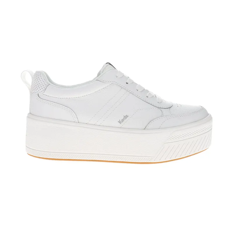 Skyler II Leather Mixed Texture Lace Up Sneakers made by Keds