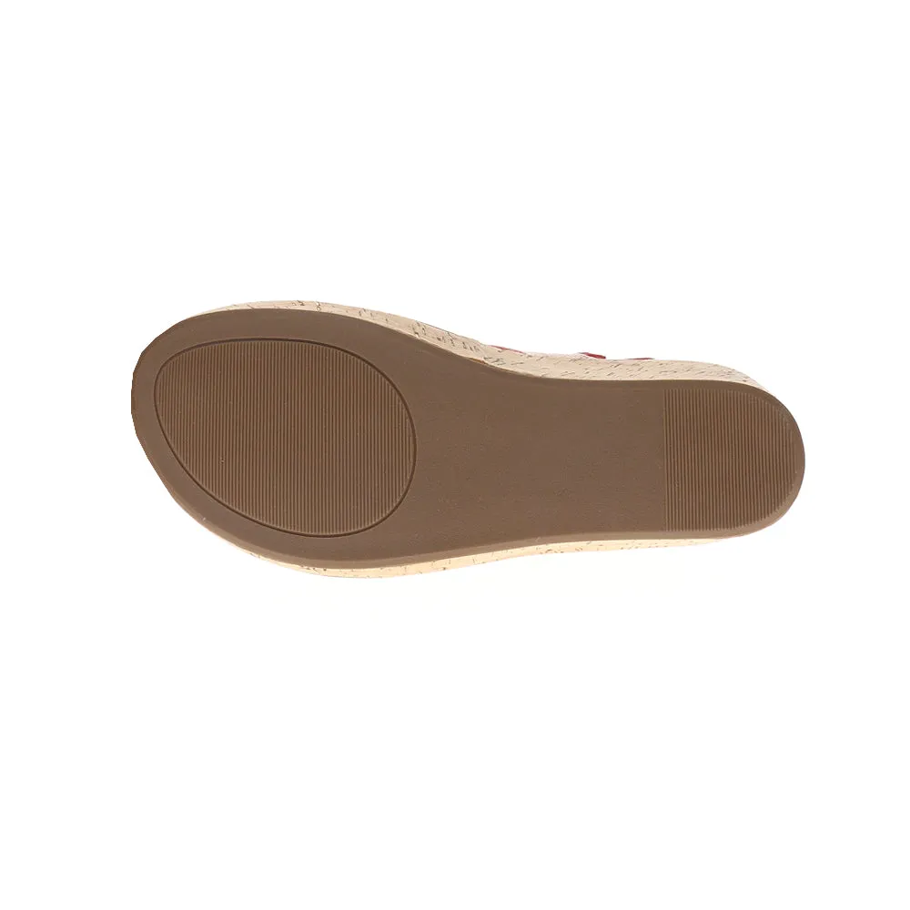 Carley Lizard Print Slingback Wedge Sandals sold by Shoebacca product image thumbnail 5