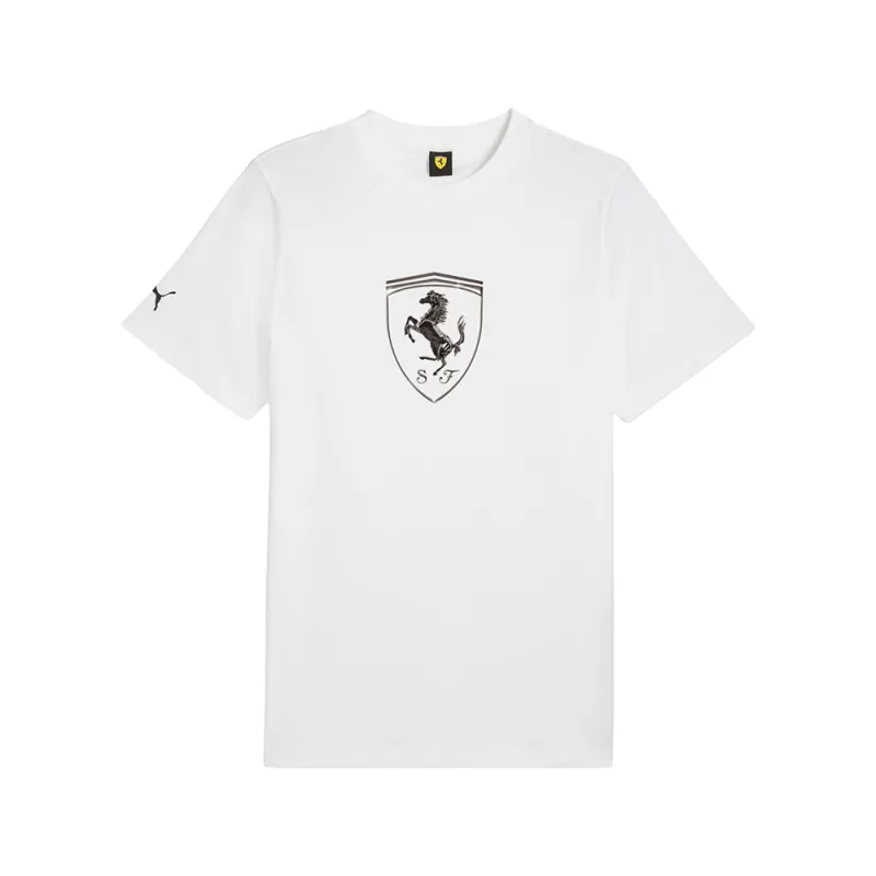 Scuderia Ferrari Race Tonal Big Shield Crew Neck Short Sleeve T-Shirt sold by Shoebacca