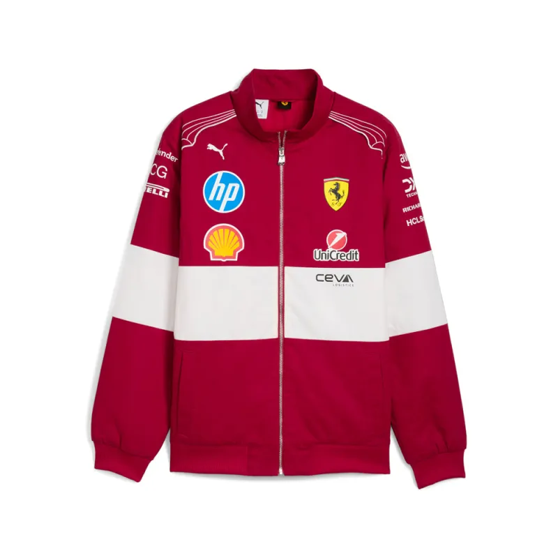 Scuderia Ferrari Team Full Zip Racing Jacket made by Puma