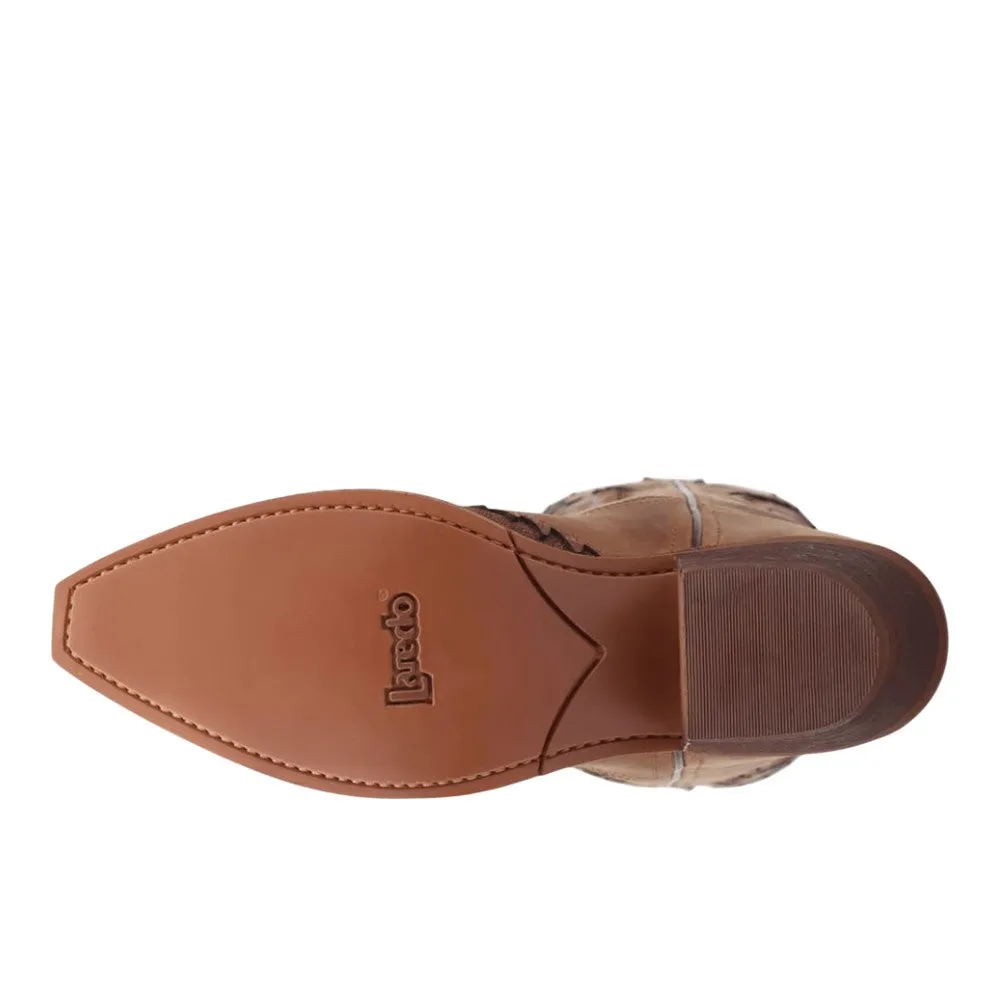 Coyote Creek Studded Overlay Snip Toe Cowboy Boots sold by Shoebacca product image thumbnail 5