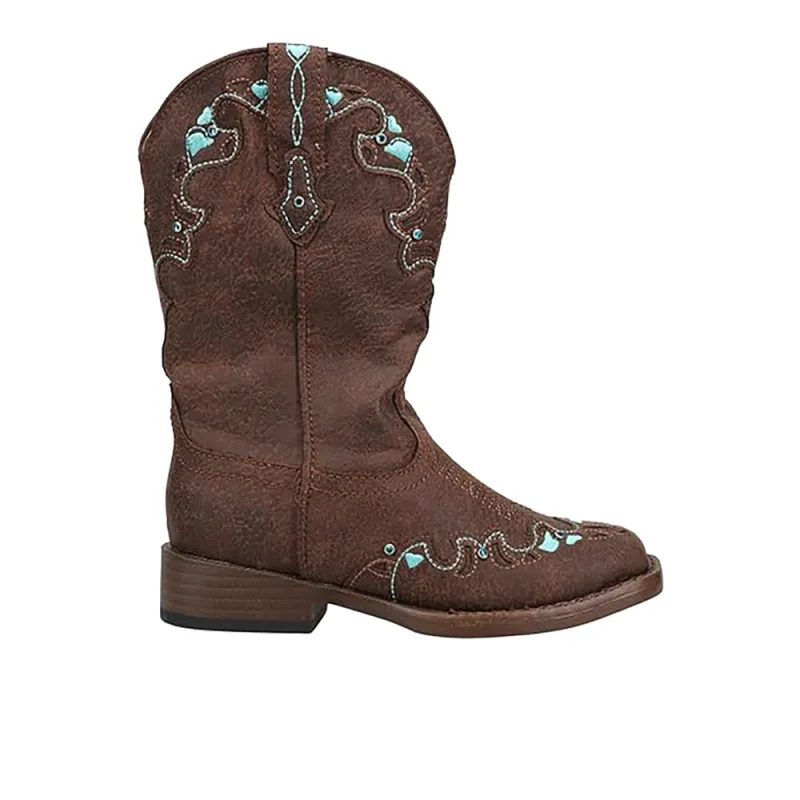 Inlay Eileen Square Toe Cowboy Boots sold by Shoebacca