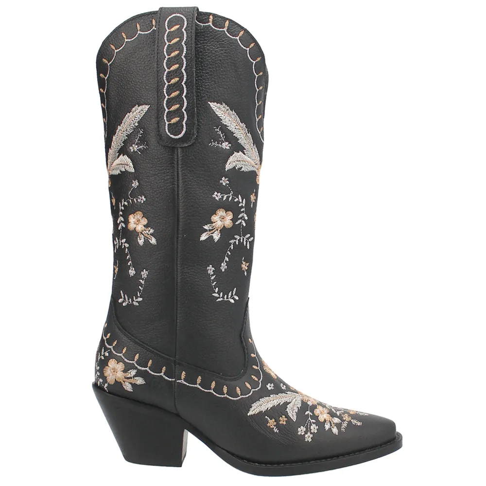 Full Bloom Floral Round Toe Cowboy Boots sold by Shoebacca