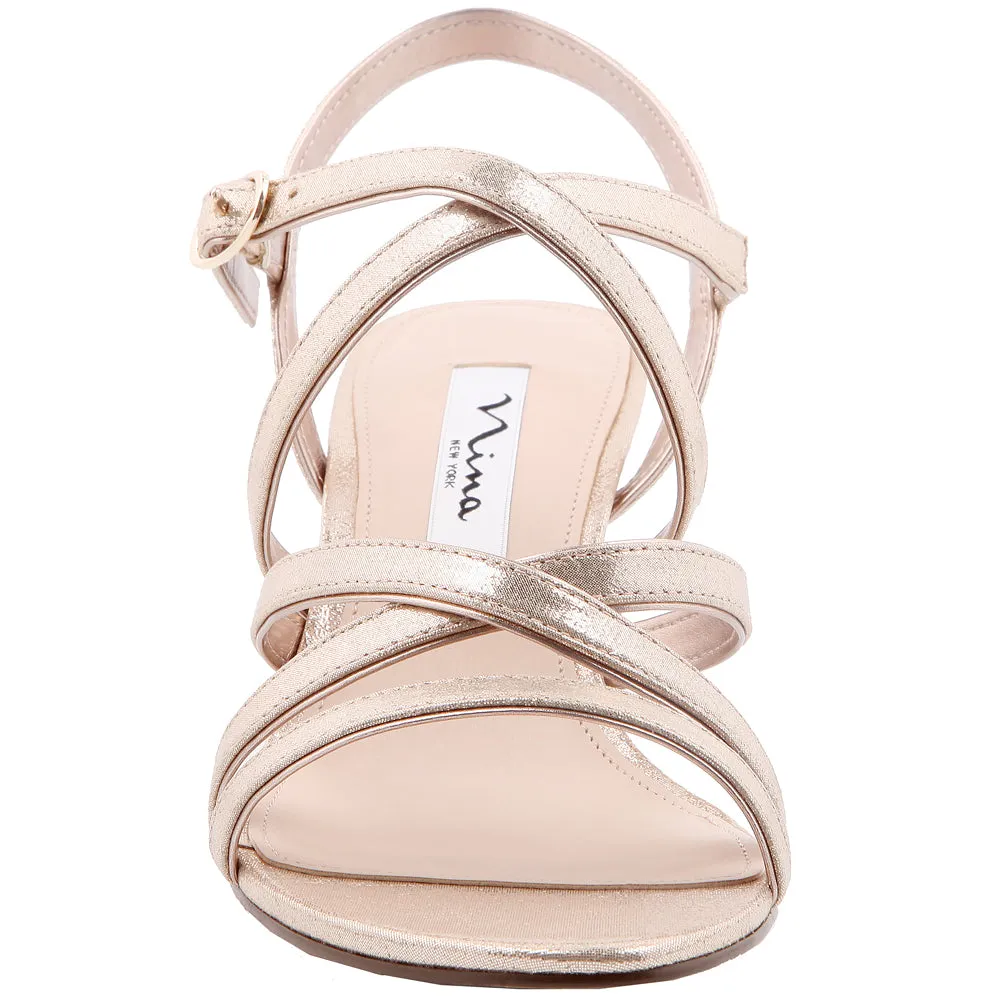Genaya Metallic Kitten Heel Evening Sandals sold by Shoebacca product image thumbnail 4