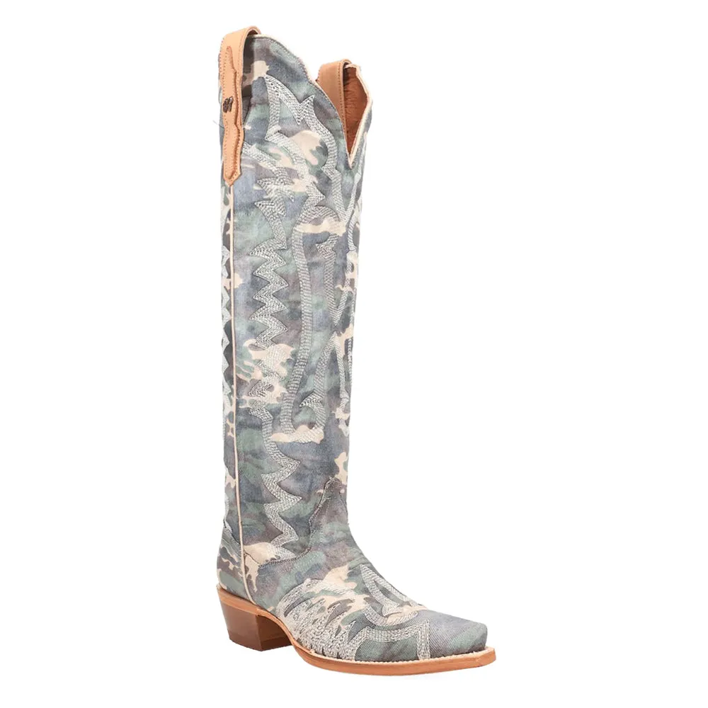 Camo Darlin' Pointed Toe Zippered Cowboy Boots sold by Shoebacca product image thumbnail 2