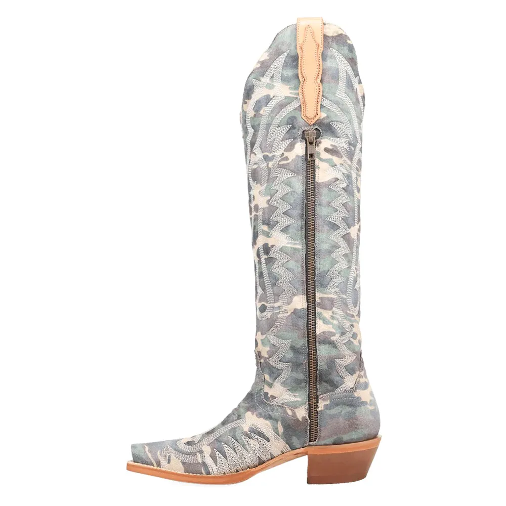 Camo Darlin' Pointed Toe Zippered Cowboy Boots sold by Shoebacca product image thumbnail 3
