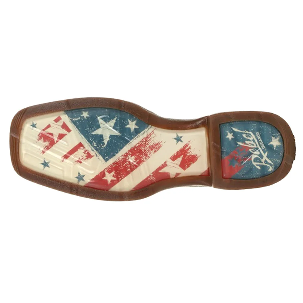 Durango Distressed Flag Embroidery Western Boot sold by Shoebacca product image thumbnail 5