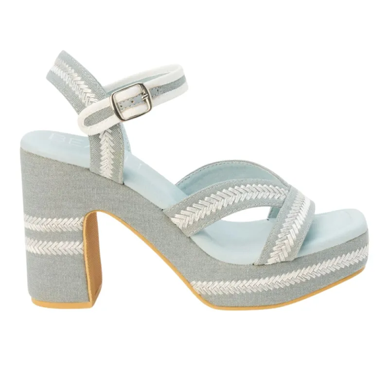 Adelaide Platform Block Heel Ankle Strap Sandals made by Shoebacca
