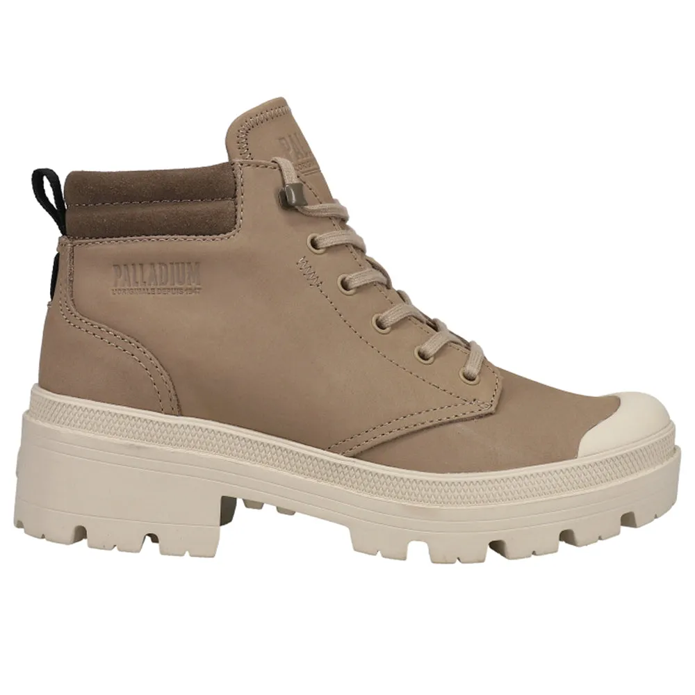 Pallabase Lo Cuff Round Toe Lace Up Boots sold by Shoebacca