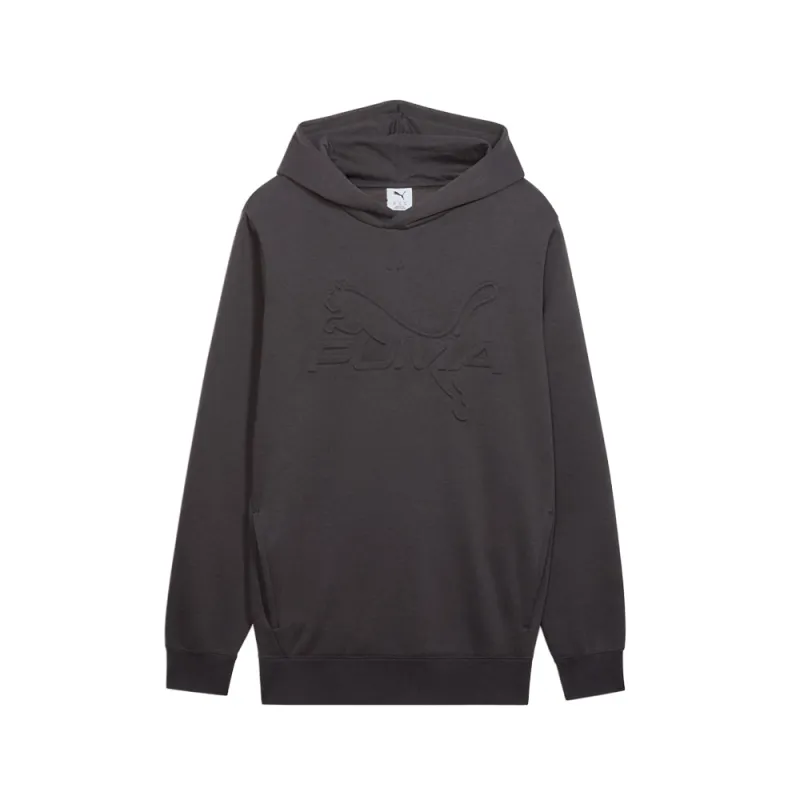 Essentials Embossed Pullover Hoodie made by Puma