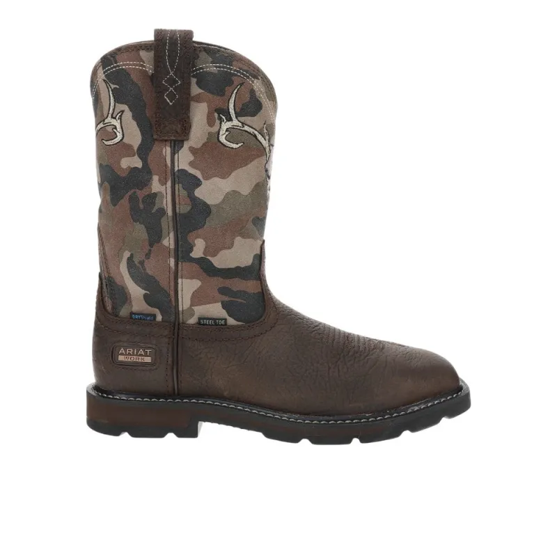 Groundbreaker Antler 11 Inch Waterproof Steel Toe Work Boots sold by Shoebacca