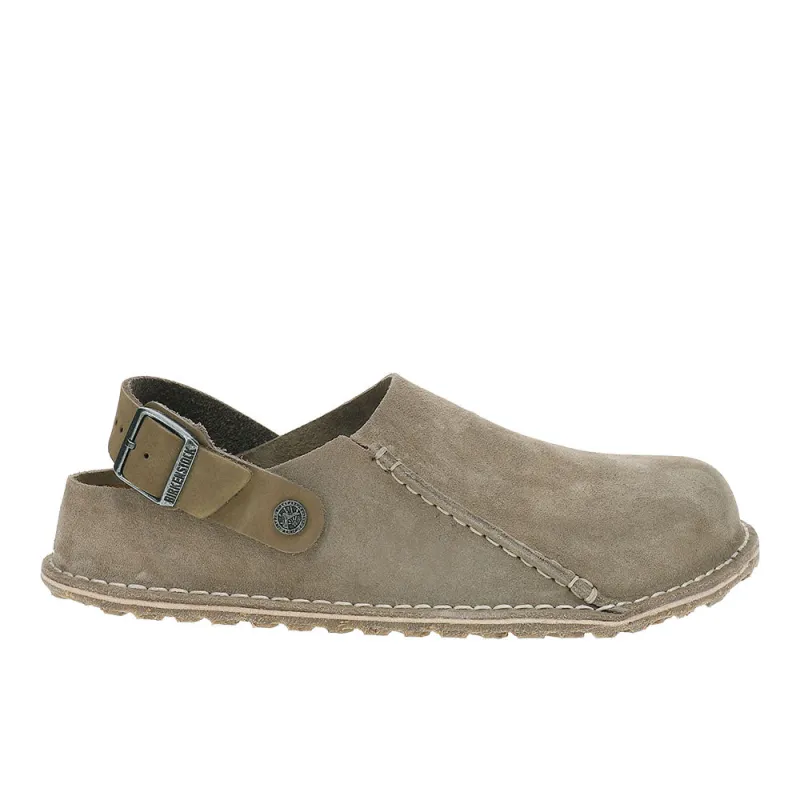 Lutry Premium Suede Clogs sold by Shoebacca