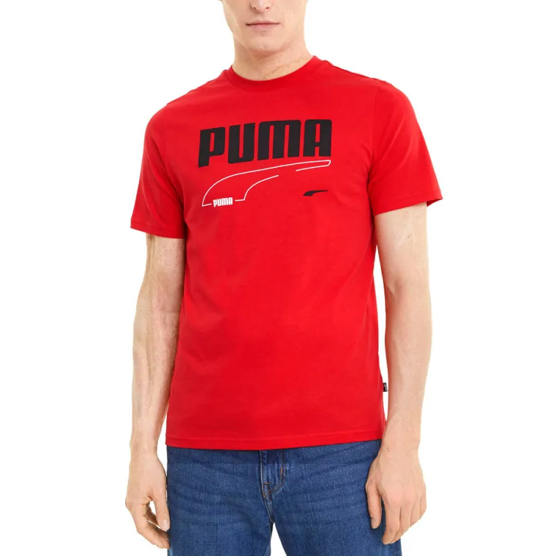 Rebel Logo Crew Neck Short Sleeve T-Shirt (BT) made by Puma