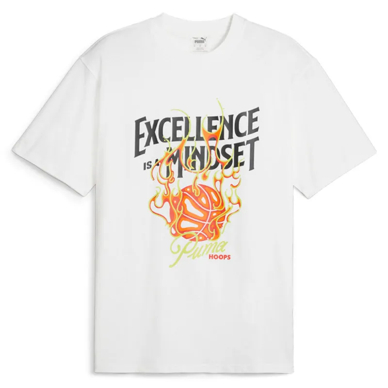 Hoops X Excellence Graphic Crew Neck Short Sleeve T-Shirt sold by Shoebacca
