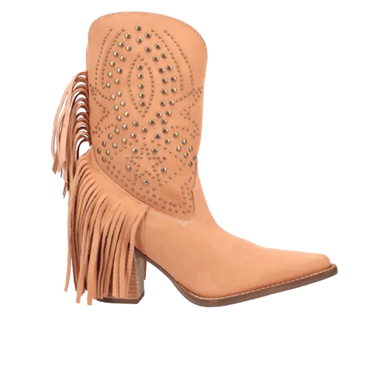 Star Power Suede Leather Booties made by dingo