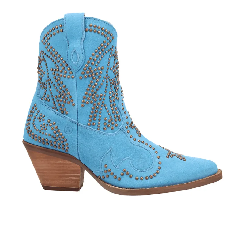 Seein' Stars Suede Leather Booties sold by Shoebacca