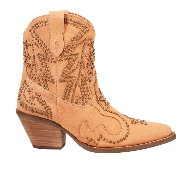 Seein' Stars Suede Leather Booties made by Shoebacca