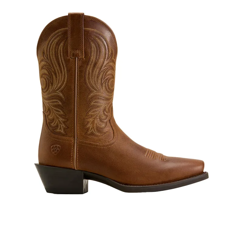 Sport Lawman Square Toe Pull On Cowboy Boots made by Ariat