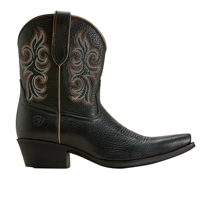 Lacona Snip Toe Pull On Cowboy Boots sold by Shoebacca