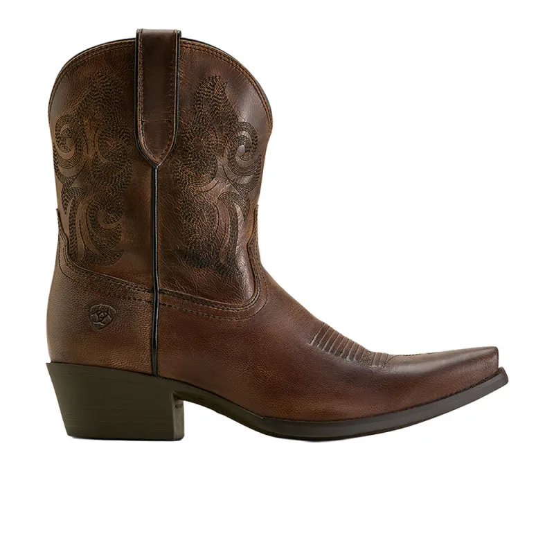 Lacona Snip Toe Pull On Cowboy Boots sold by Shoebacca