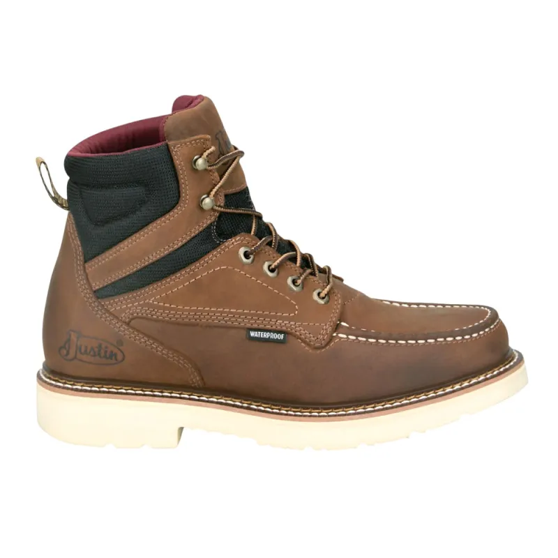 Hardwire 6 Inch Waterproof Soft Toe Work Boots made by Justin Boots