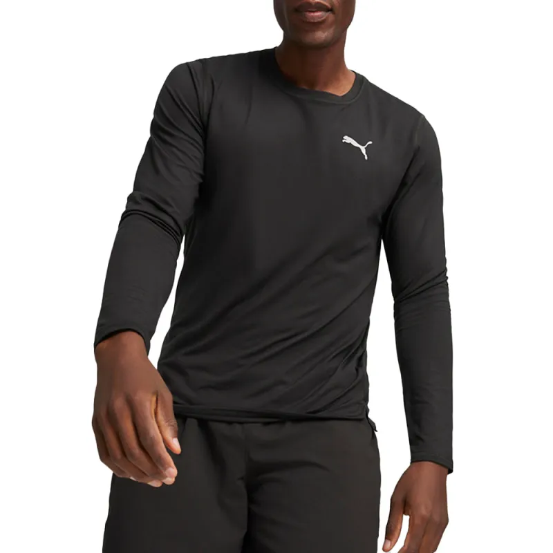 Run Cloudspun Crew Neck Long Sleeve Athletic T-Shirt made by Puma