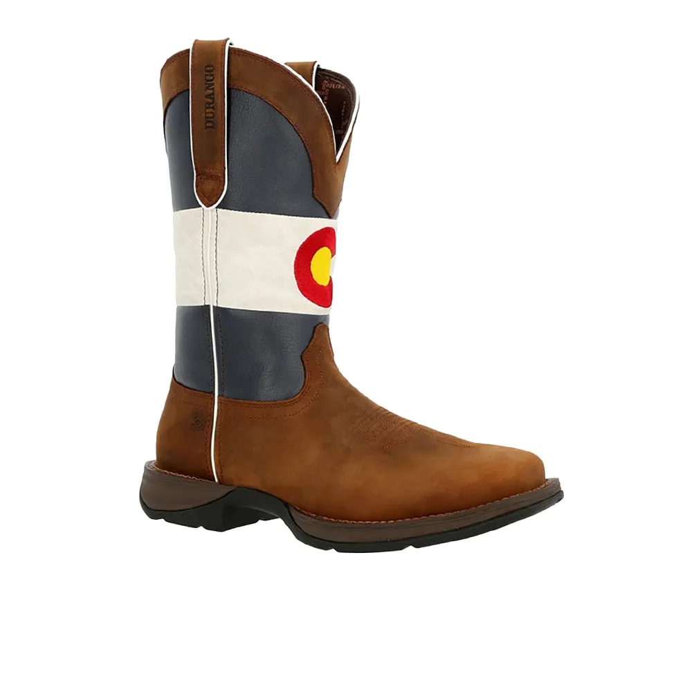 Rebel by Durango Square Toe Pull On Cowboy Boots sold by Shoebacca product image thumbnail 2