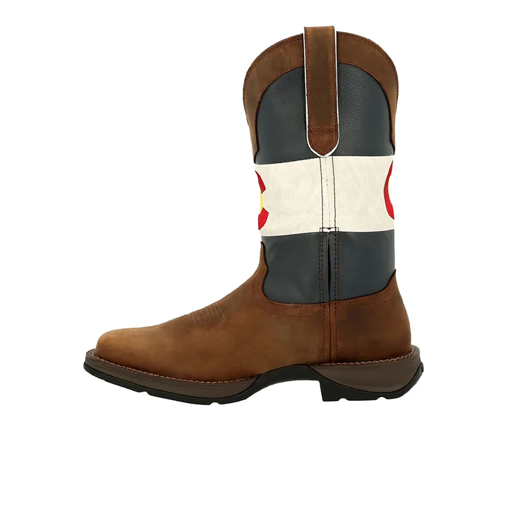Rebel by Durango Square Toe Pull On Cowboy Boots sold by Shoebacca product image thumbnail 3