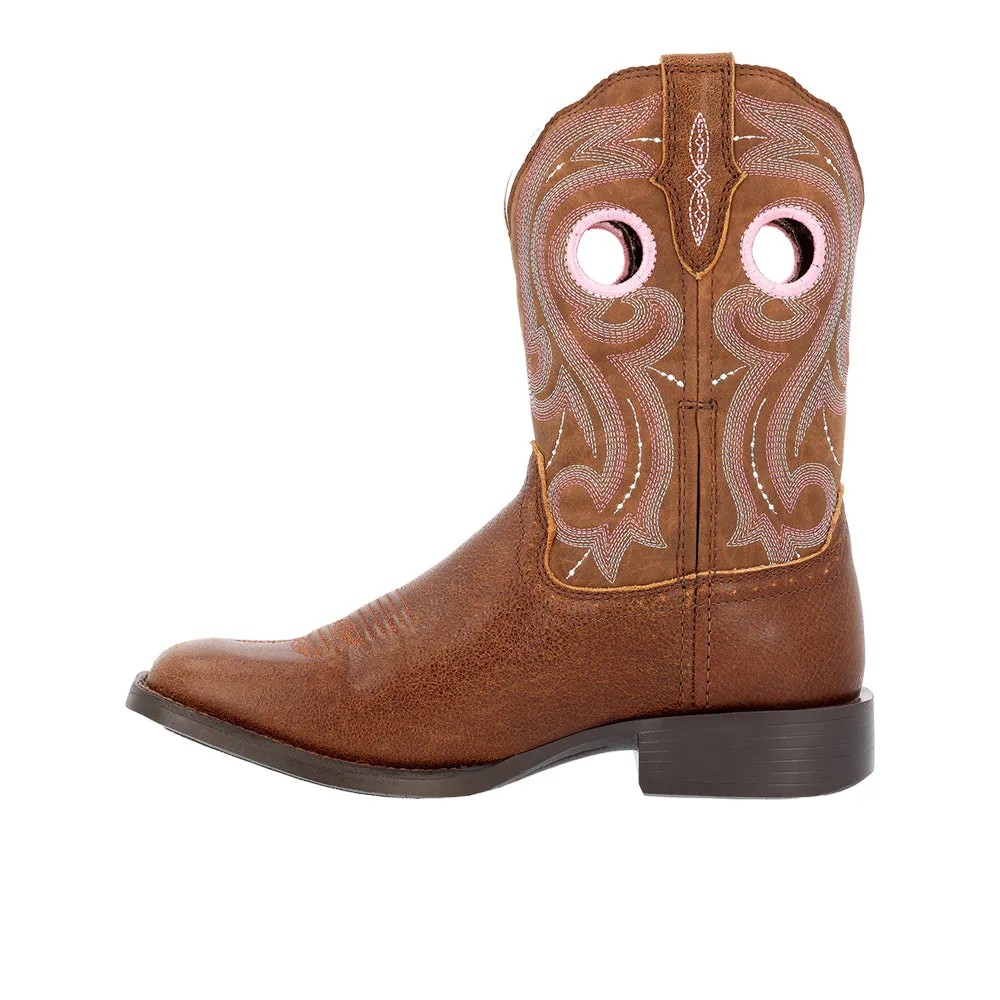 Durango Westward Embroidered Square Toe Pull On Cowboy Boots sold by Shoebacca product image thumbnail 3