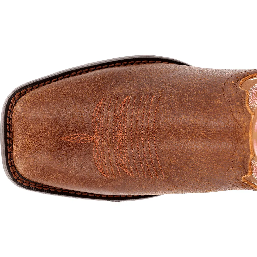 Durango Westward Embroidered Square Toe Pull On Cowboy Boots sold by Shoebacca product image thumbnail 4