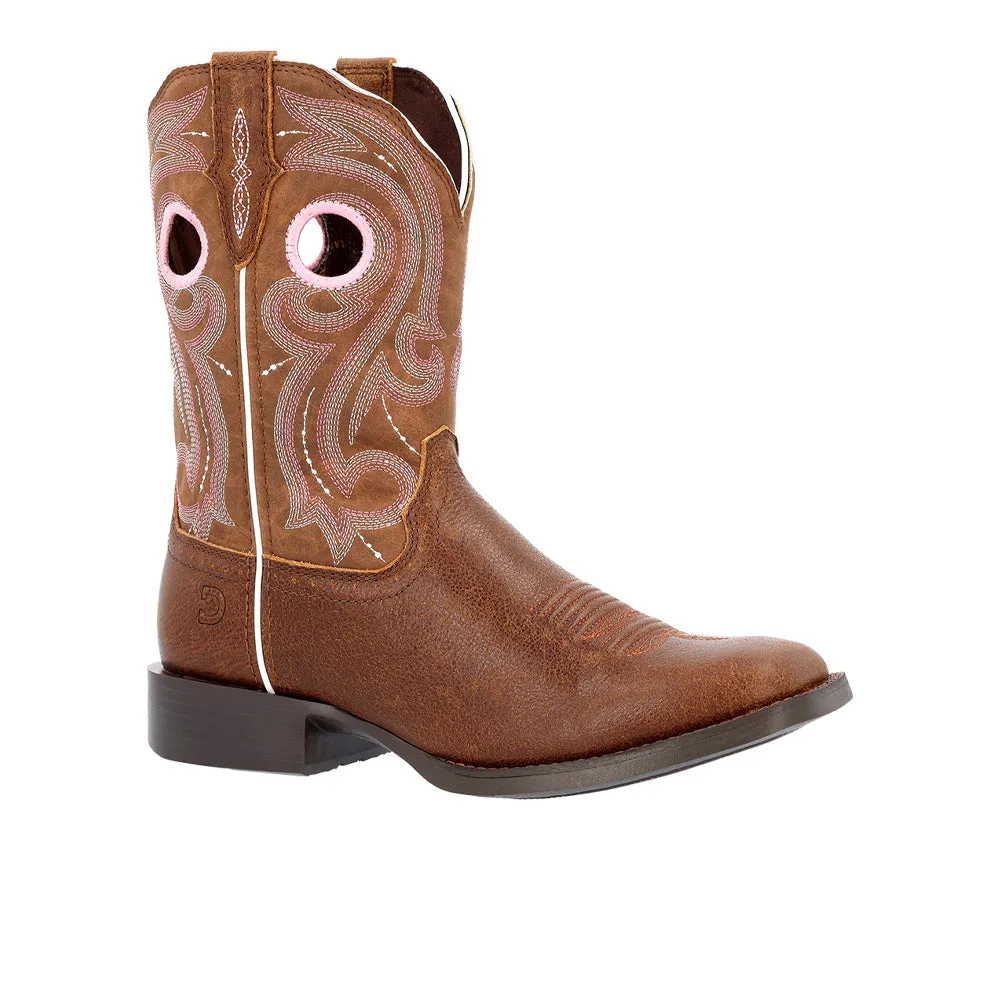 Durango Westward Embroidered Square Toe Pull On Cowboy Boots sold by Shoebacca product image thumbnail 2