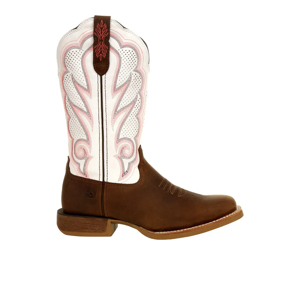 Lady Rebel Pro Embroidered Square Toe Pull On Cowboy Boots sold by Shoebacca