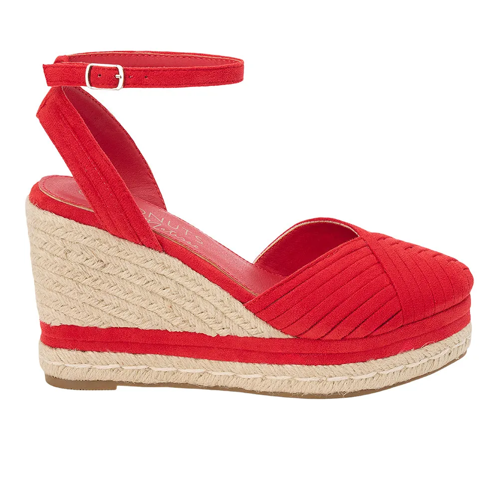 Becca Wedge Sandals sold by Shoebacca