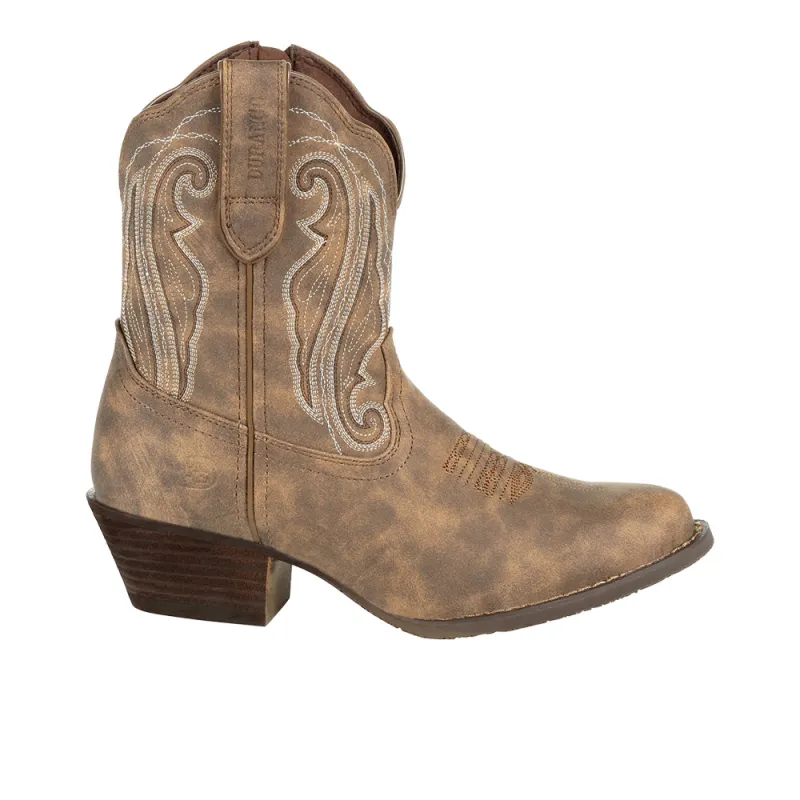 Crush Embroidered Snip Toe Booties made by Durango