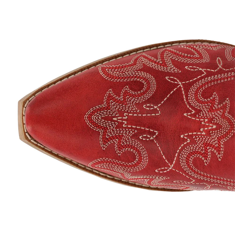 Shyloh Embroidered Snip Toe Cowboy Booties sold by Shoebacca product image thumbnail 4