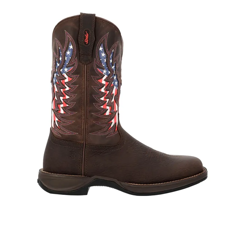 Durango Rebel Ultra-Lite Embroidered Square Toe Cowboy Boots made by Durango
