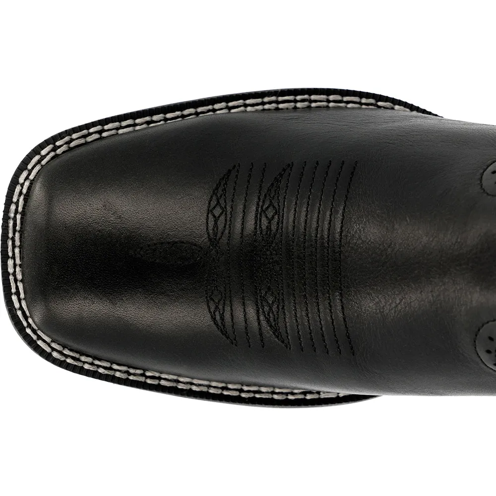 Durango Westward Embroidered Square Toe Pull On Cowboy Boots sold by Shoebacca product image thumbnail 4