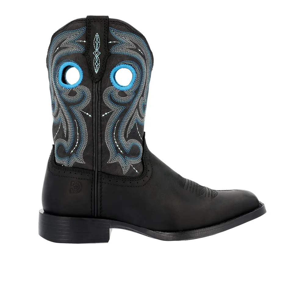 Durango Westward Embroidered Square Toe Pull On Cowboy Boots sold by Shoebacca