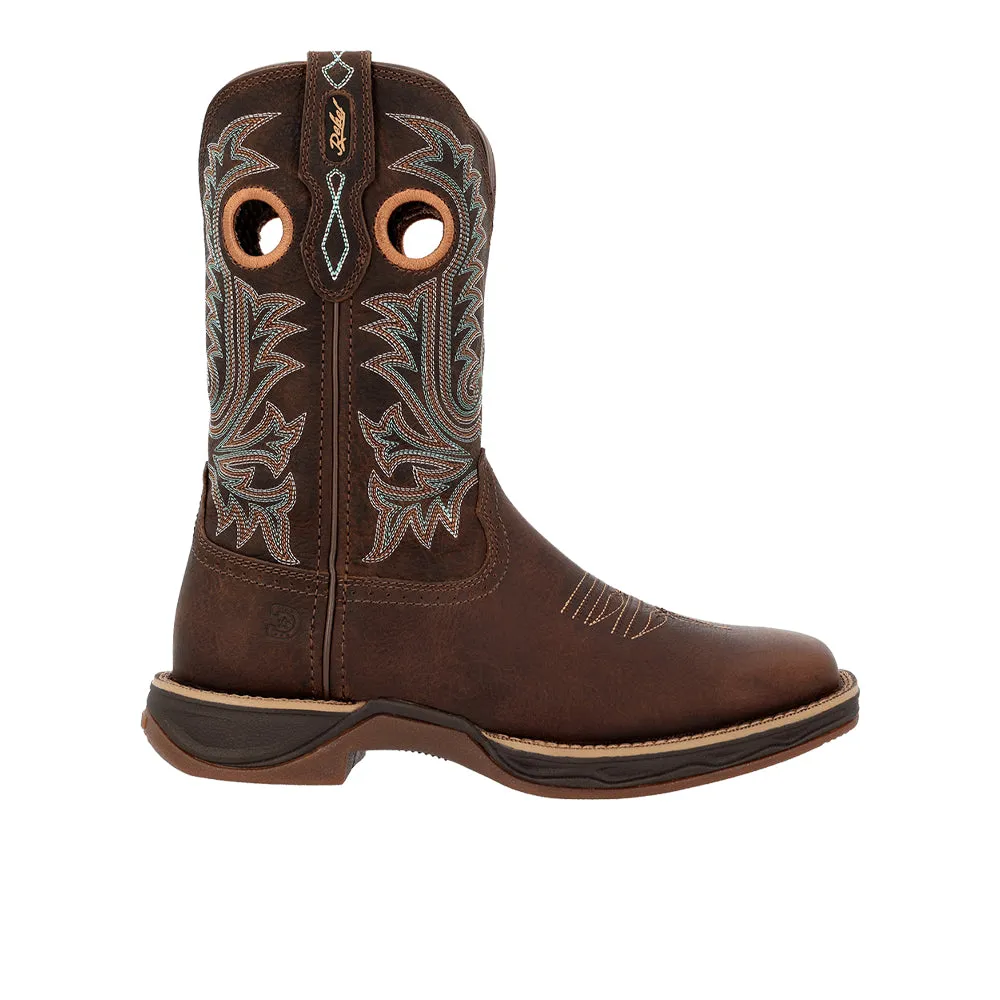 Lady Rebel Ultra-Lite Embroidered Square Toe Cowboy Boots sold by Shoebacca