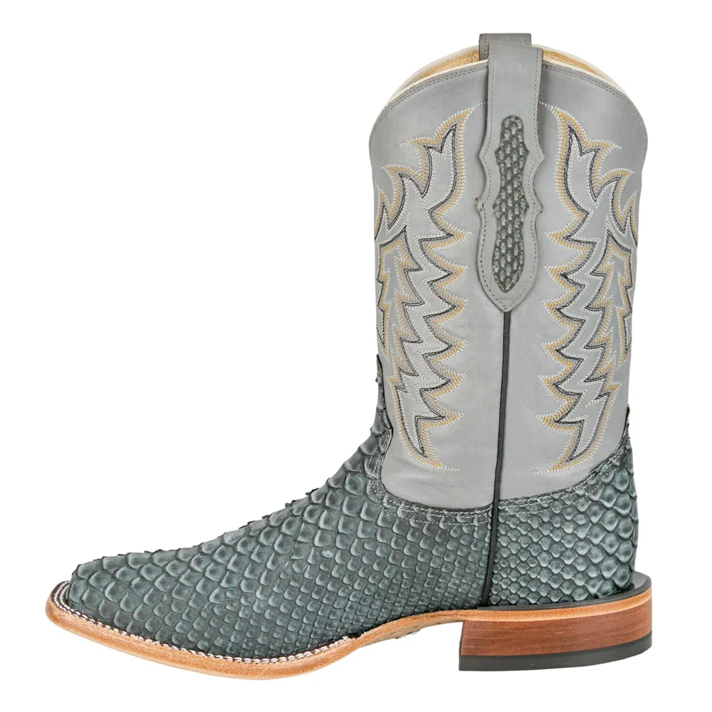 Mario 11 Inch Python Square Toe Cowboy Boots sold by Shoebacca product image thumbnail 3