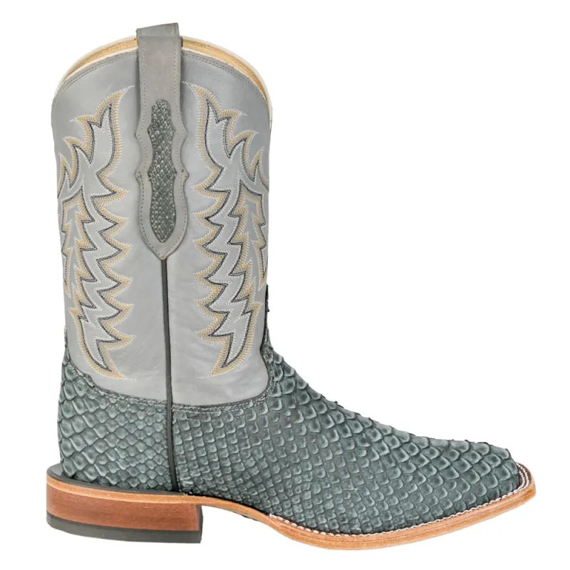 Mario 11 Inch Python Square Toe Cowboy Boots sold by Shoebacca