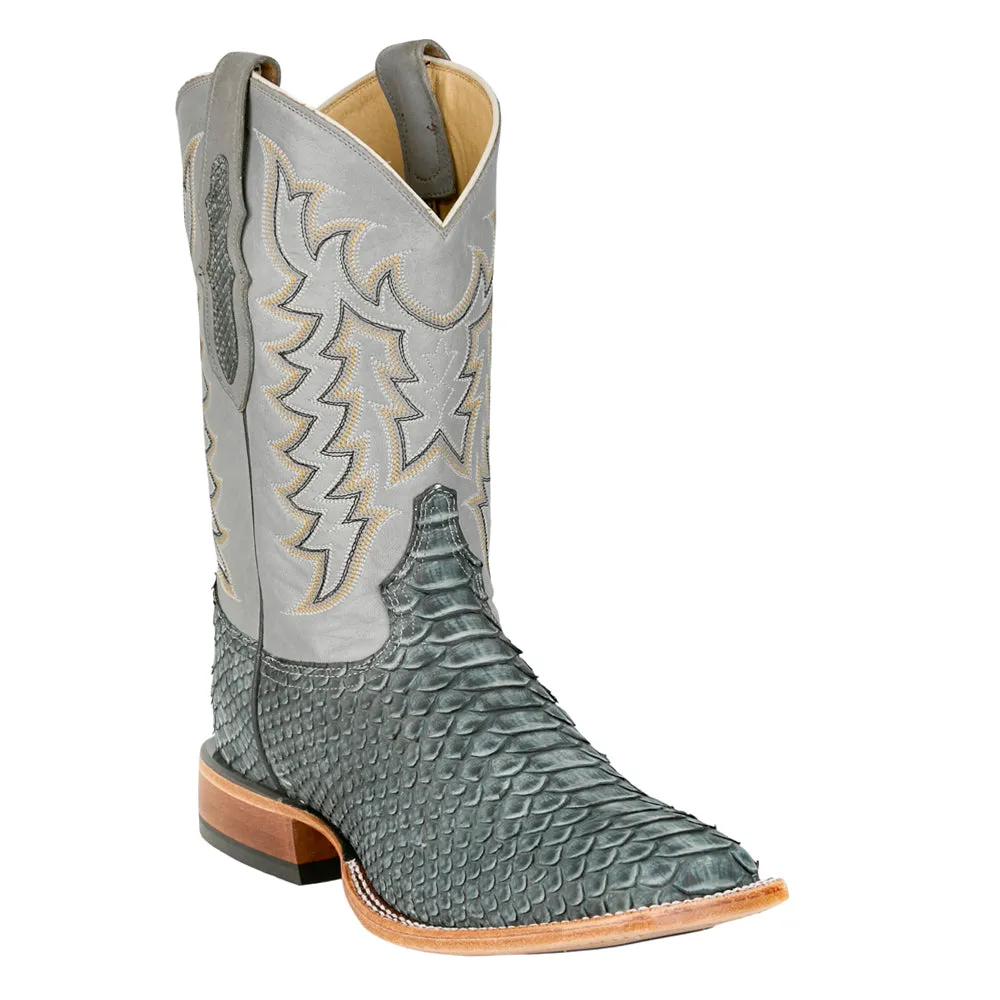 Mario 11 Inch Python Square Toe Cowboy Boots sold by Shoebacca product image thumbnail 2