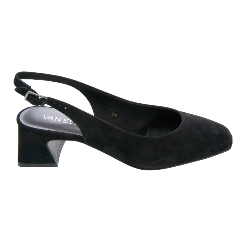 Darsy Square Toe Slingback Pumps made by VANELi