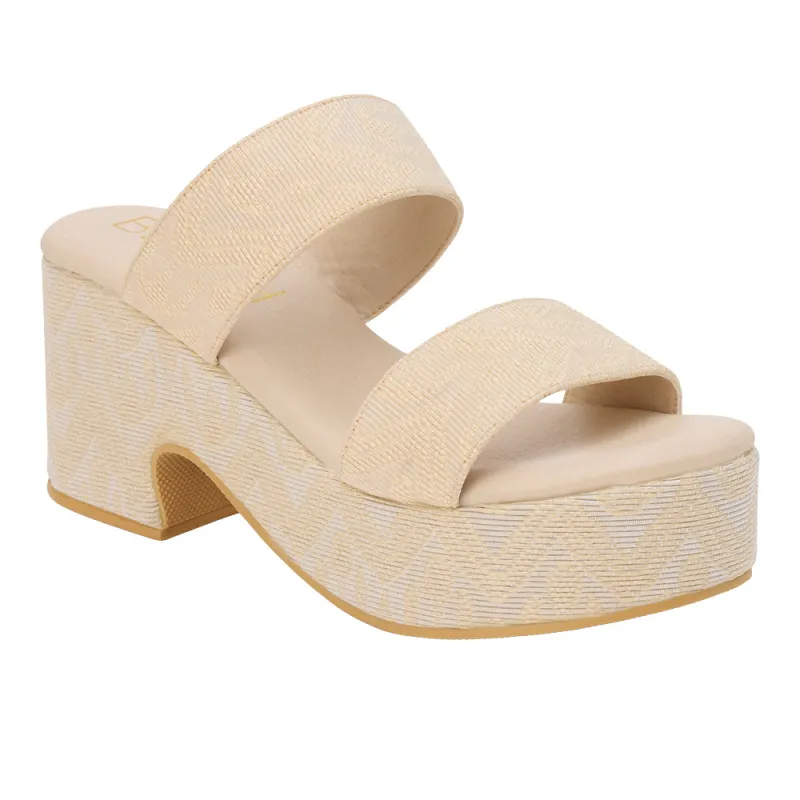 Ocean Ave Platform Block Heel Sandals made by Shoebacca