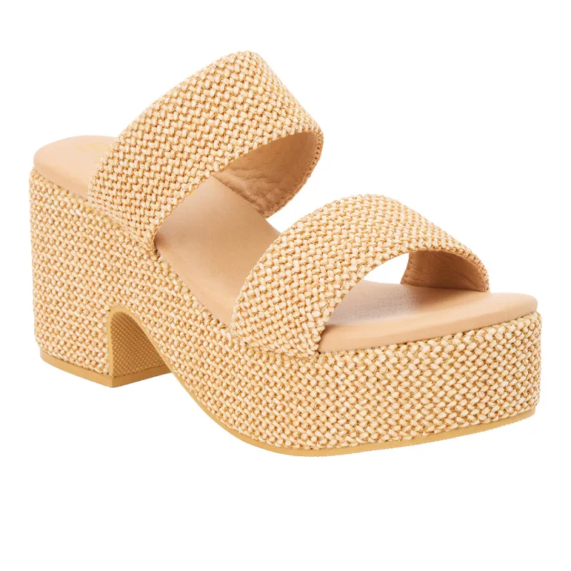 Ocean Ave Platform Block Heel Sandals made by Shoebacca
