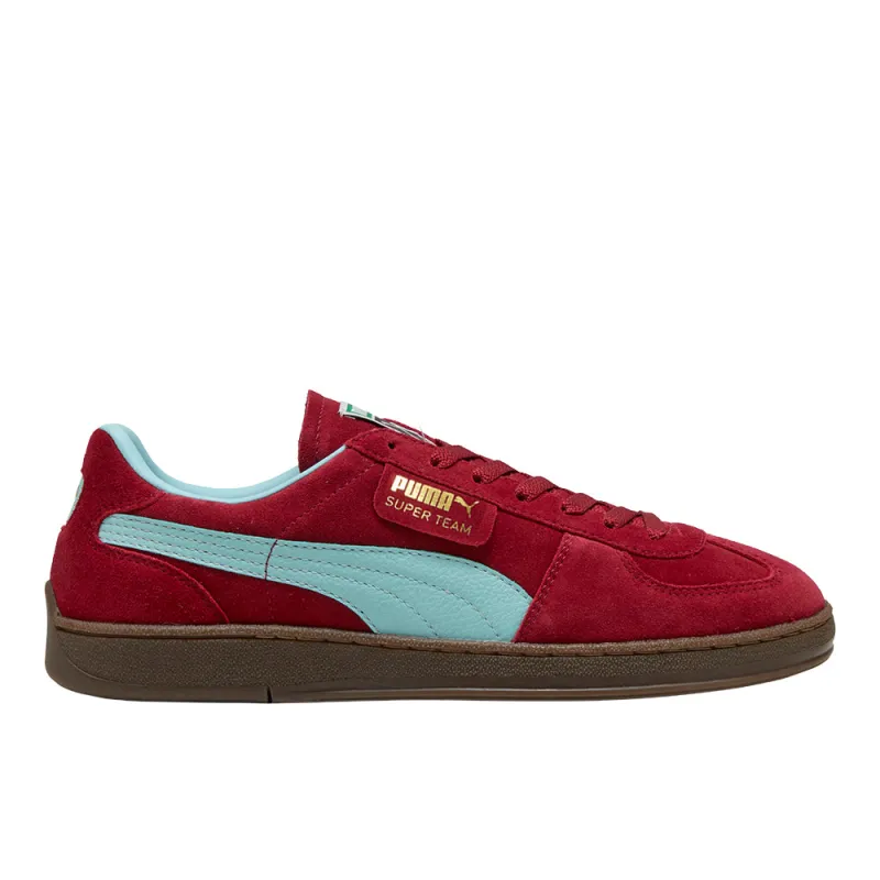 Super Team Suede Lace Up Sneakers made by Puma