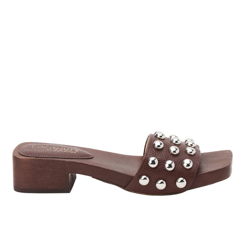 Fiora Studded Slide Sandals sold by Shoebacca